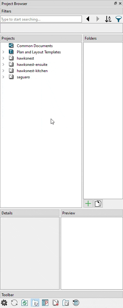 Adjusting the width and height of sections