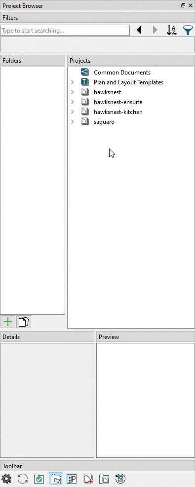 Moving sections around