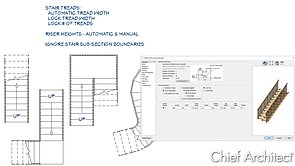 Stair Tread Depth, Automatic Treads, Lock Treads and Set Stair Heights