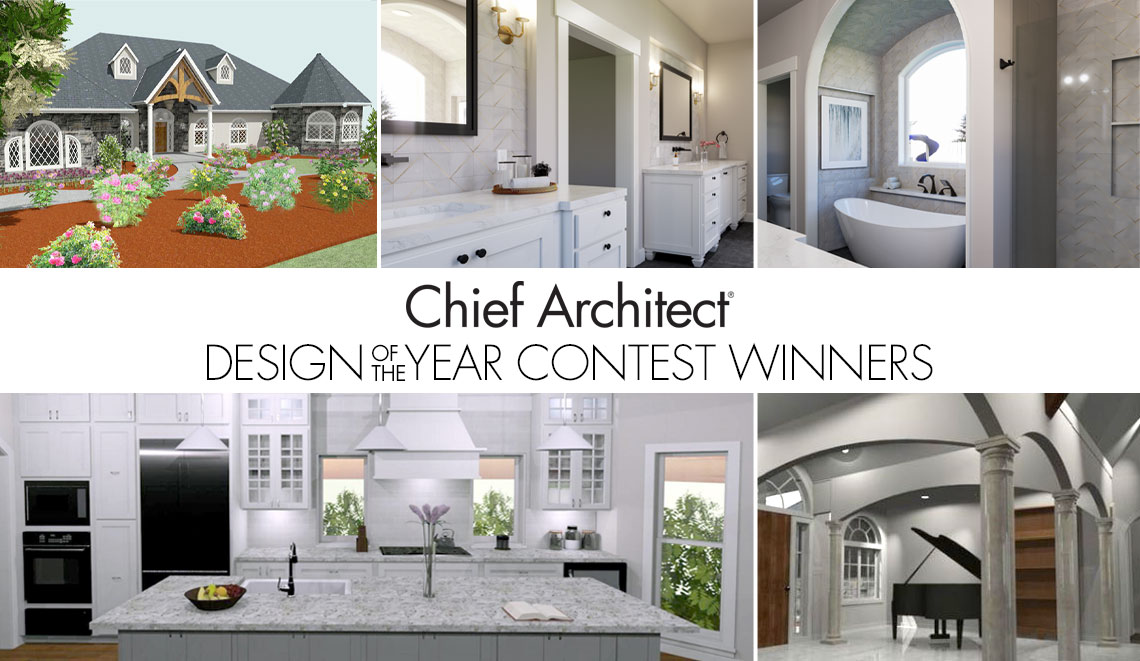 Winning designs collage for the the 2020 Design of the year Contest