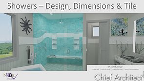 Showers:  Design, Dimensions & Tile Details  