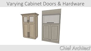 Applying Different Door Styles and Hardware on a Single Cabinet