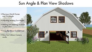 Sun Angle and Plan View Shadows