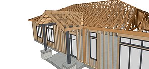 Framing an Overbuild Using Rafters