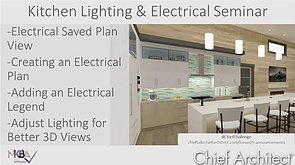 Kitchen Lighting & Electrical Plans