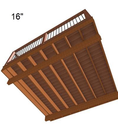 Beam Offset from Edge set to 16".