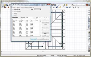 Specifying how Framing Reports to your Materials Lists