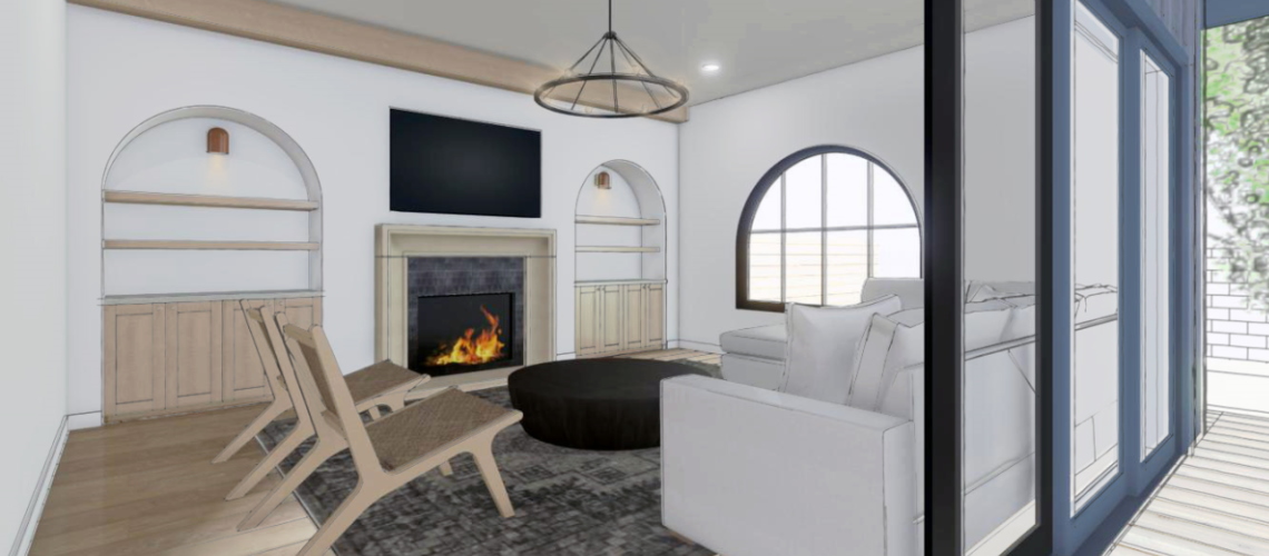 Living space with nanawall