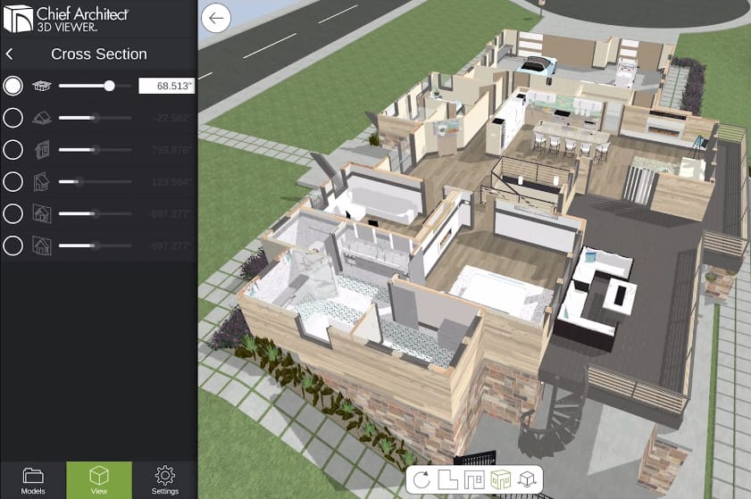 Cross-Section Slider