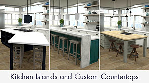 Kitchen Islands & Custom Countertops