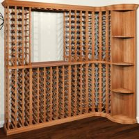 Wine cellar configuration designed by WineRacks.com and rendered in Chief Architect software.