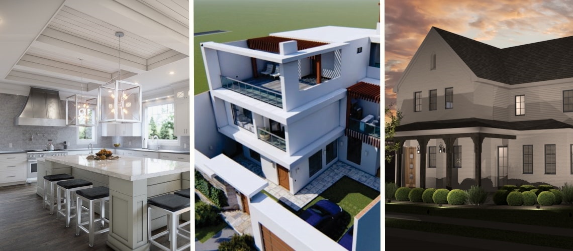 Collage of the winner's designs