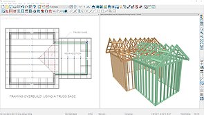 Framing an Overbuild Using a Truss Base