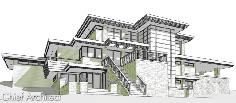 A Modern House Designed in Chief Architect