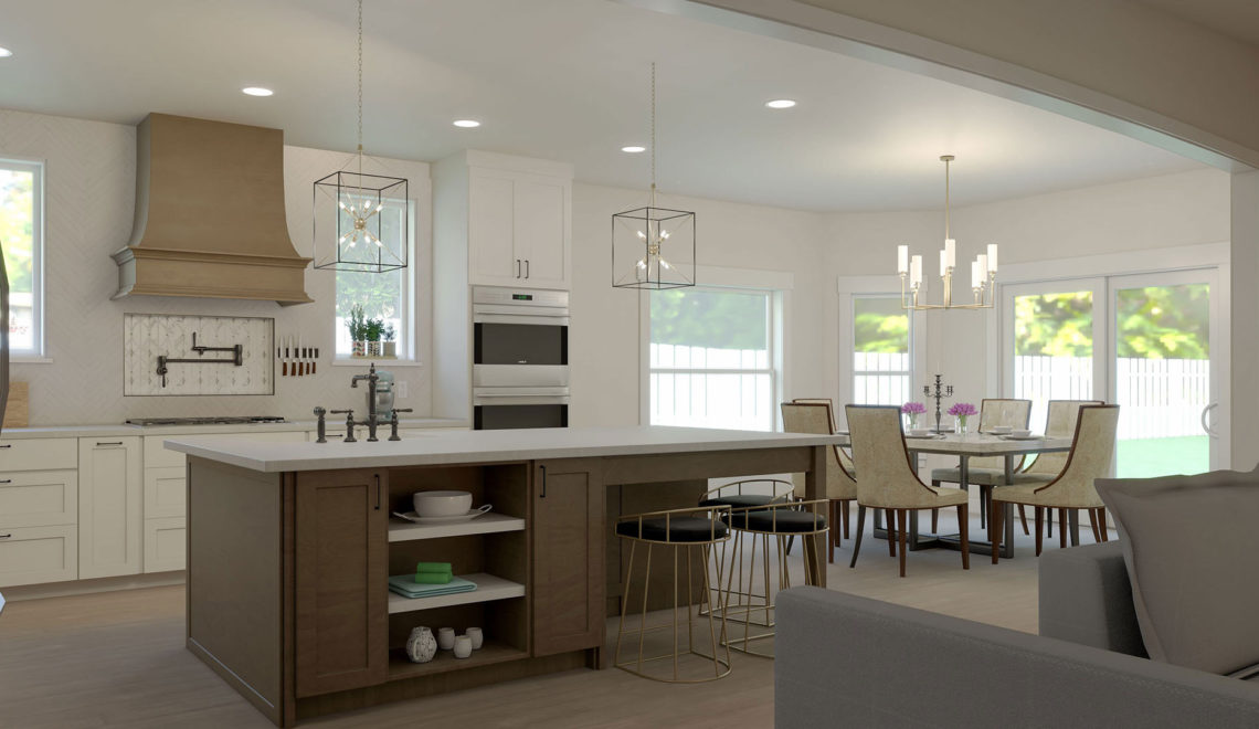 For us, there is nothing quite like a beautiful kitchen adorned with big windows and a walk-in pantry.
