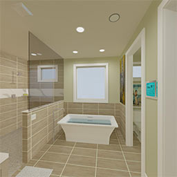 Grandview master bath 360° panorama