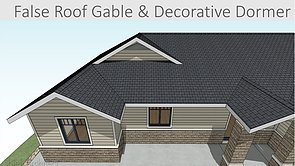 Creating a False Gable or Decorative Dormer