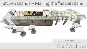 Kitchen Islands: Making the "Social Island"