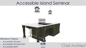 Accessible Kitchen Island 