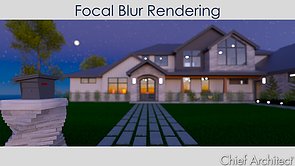 Adding Focal Blur to Renderings