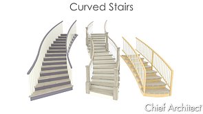 Drawing Curved Stairs