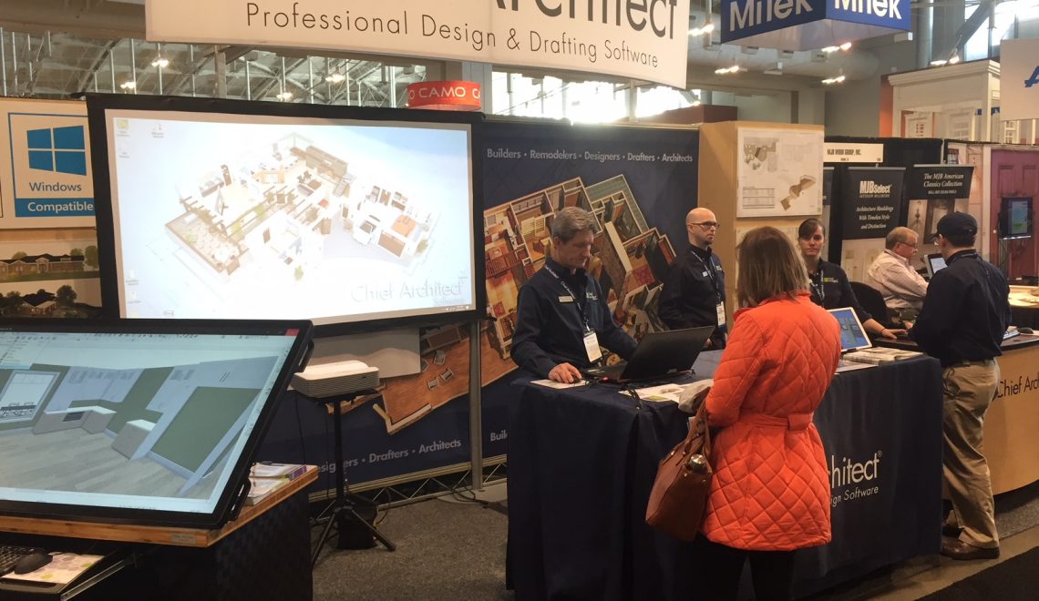 Chief Architect at the Remodeling Show, DeckExpo and JLC live 2017 in Nashville.