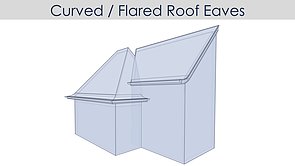 Creating a Roof with Curved Eaves