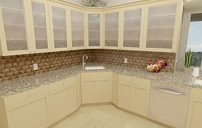 Creating a Recessed Kitchen Corner Cabinet with a Sink