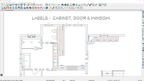 Cabinet, Door, & Window Labels