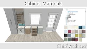 Applying Materials to Cabinets