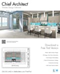 Nashville sample plan exterior rendering magazine ad.