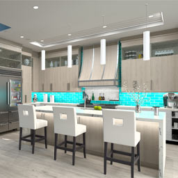 Nashville Kitchen Living 360° panorama