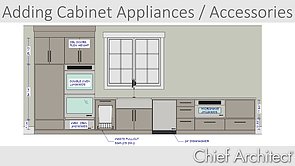 Adding Built-in Appliances and Accessories to Cabinets