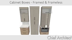 Controlling Cabinet Boxes for Framed, Frameless, and Inset Styles
