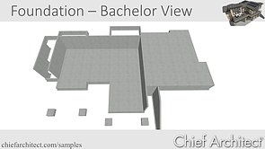 Foundation and Daylight Basement on a Sloped Lot for the Bachelor View Project