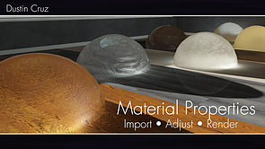 Material Properties: How to Import, Set the Pattern & Visualize in 3D