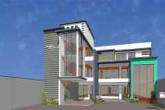 Residential home design in the Philippines.