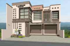 Residential home design in the Philippines.