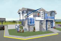 Residential home design in the Philippines.