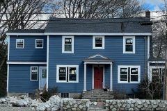 The completed addition and remodel of the Dutch Colonial home designed by Jenna-Lyn.