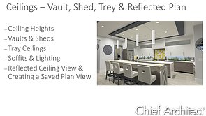 Ceilings — Vault, Shed, Trey & A Reflected Plan
