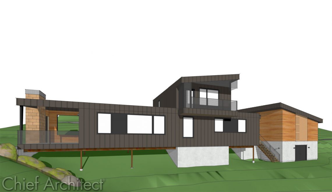 FHB California House Watercolor Rendering by Chief Architect