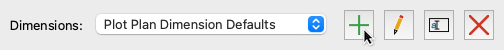 Cursor over New Default button in Active Defaults dialog