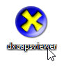 Double-clicking on the dxcapsviewer.exe file