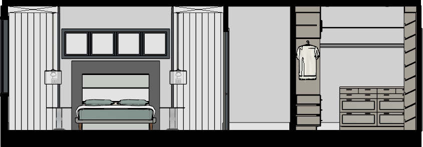 Section view with poche enabled