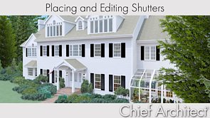 Placing and Editing Shutters