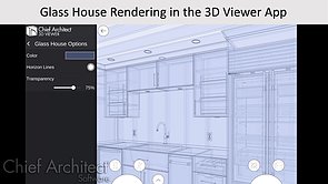 Using the Glass House Rendering Technique in the 3D Viewer App