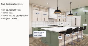 Adding Text to 3d Views