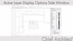 Active Layer Display Options Side Window