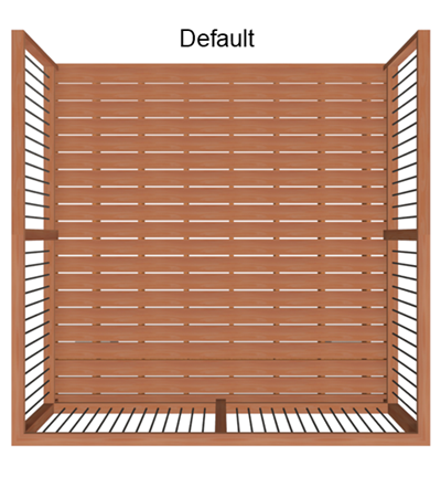 Plank direction set to Default.